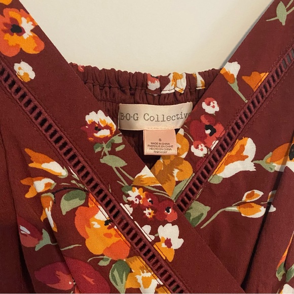 BOG COLLECTIVE floral jumpsuit | size S - Picture 5 of 8